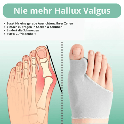CompressCare™ Teen Corrector | Verlicht druk en ondersteun je voeten bij hallux valgus