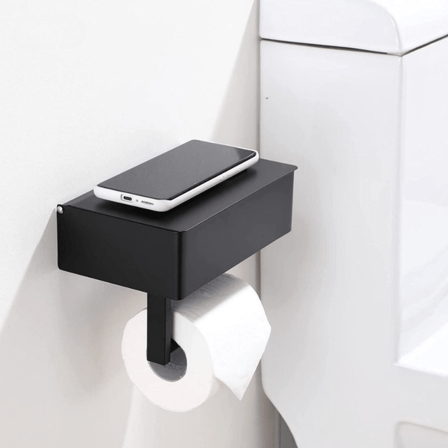 BathStore™ Toiletrolhouder | Slim opbergen en alles binnen handbereik in de badkamer