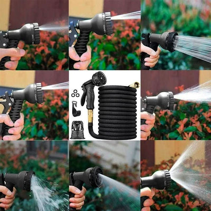 HydroFlow Max™ Tuinslang | Flexibele kracht voor moeiteloos sproeien en schoonmaken