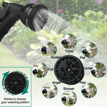 HydroFlow Max™ Tuinslang | Flexibele kracht voor moeiteloos sproeien en schoonmaken