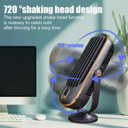 Coolux™ USB Desktopventilator | Stijlvol en verfrissend voor thuis en kantoor