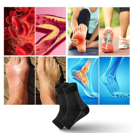 FlexSupport™ Compressiesokken | Ondersteuning en comfort voor actieve en vermoeide voeten