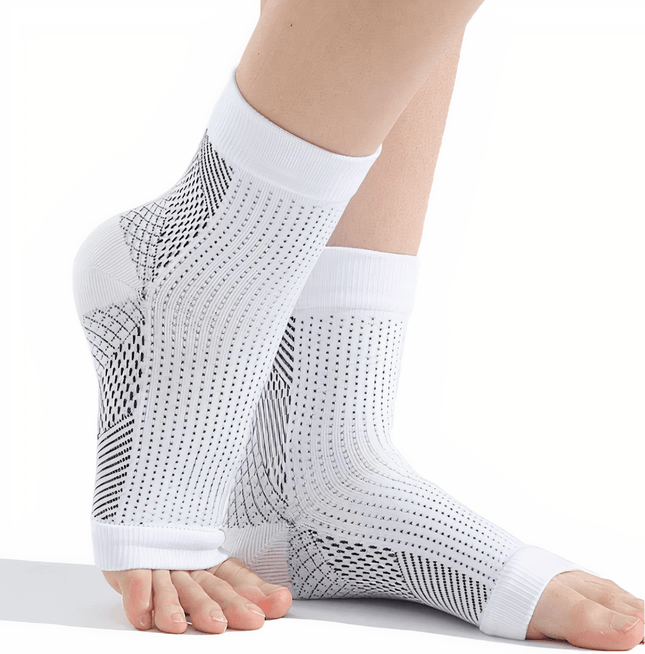 FlexSupport™ Compressiesokken | Ondersteuning en comfort voor actieve en vermoeide voeten