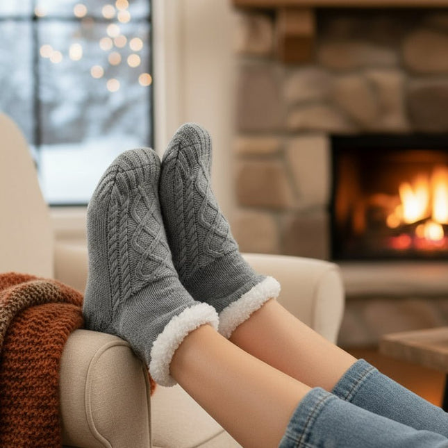 CozyVelvet™ Huissokken | Houd je voeten warm en geniet van ultiem comfort