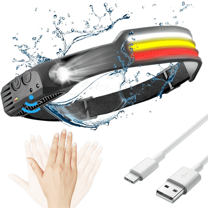 LumenSprint™ LED Koplamp | 230° Ultrabrede Verlichting voor Buitenactiviteiten