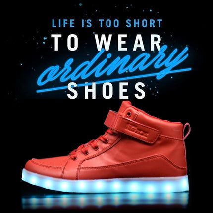 GlowStep™ LED Sneakers | Opvallende stijl met lichtgevende zolen en ultiem comfort