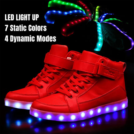 GlowStep™ LED Sneakers | Opvallende stijl met lichtgevende zolen en ultiem comfort