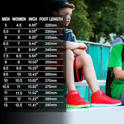 GlowStep™ LED Sneakers | Opvallende stijl met lichtgevende zolen en ultiem comfort