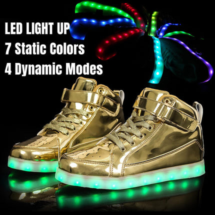 GlowStep™ LED Sneakers | Opvallende stijl met lichtgevende zolen en ultiem comfort