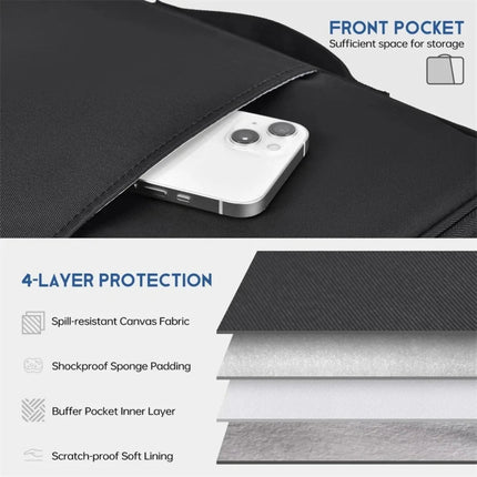 SafeCarry™ Laptoptas | Waterdichte bescherming en schokabsorberend comfort onderweg