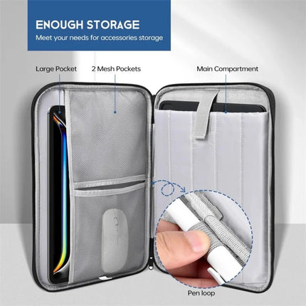 SafeCarry™ Laptoptas | Waterdichte bescherming en schokabsorberend comfort onderweg
