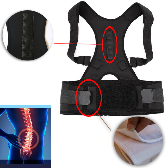 PosturePro™ Rugsteun Corrector voor Mannen en Vrouwen | Rechtop lopen zonder pijn en ongemak