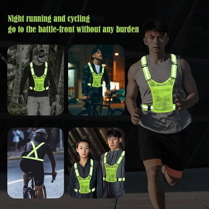 SafeRun™ Veiligheidsvest | Blijf zichtbaar en veilig tijdens hardlopen, fietsen en wandelen