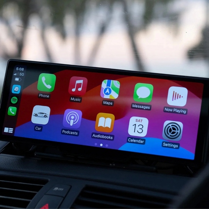 DriveOne™ Universele Auto Display | Draadloze CarPlay, navigatie en dashcam in één systeem