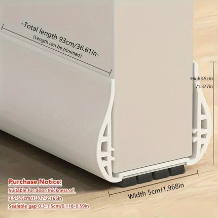DraftBlock™ Deurstopper | Houd warmte binnen en tocht buiten, direct merkbaar comfort