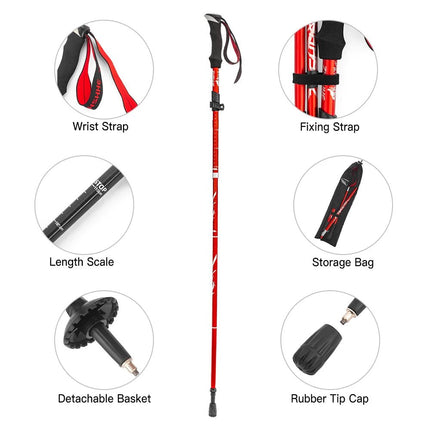 TrailGrip™ Trekkingstokken | Meer stabiliteit, comfort en controle tijdens elke wandeling
