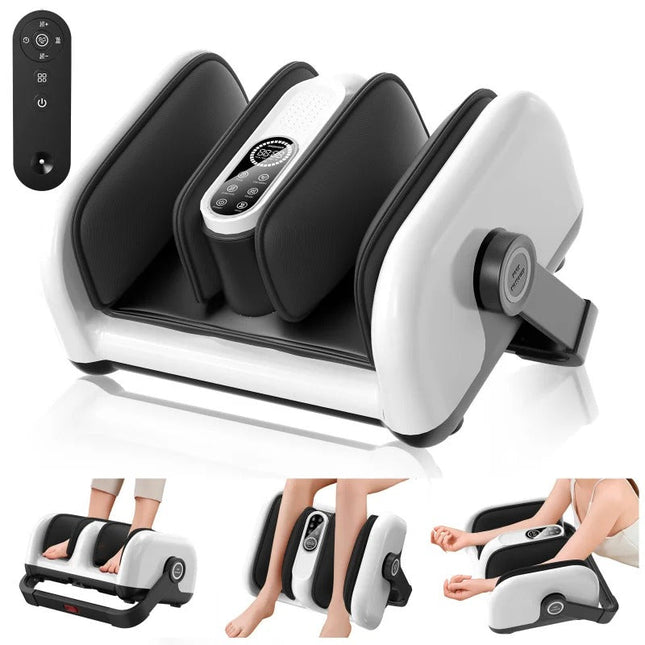 RelaxFlow™ Voet- en Beenmassageapparaat | Ontspan spieren en herstel sneller met warmte en compressie