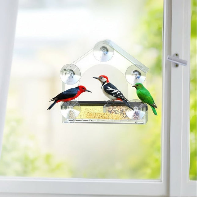 BirdView™ Vogelvoederbak | Observeer vogels van dichtbij vanuit je eigen huis