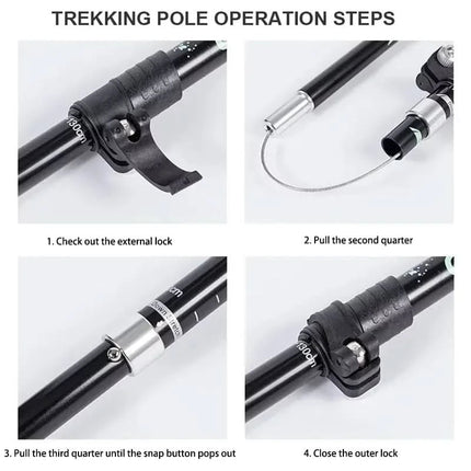TrailGrip™ Trekkingstokken | Meer stabiliteit en controle op elk terrein