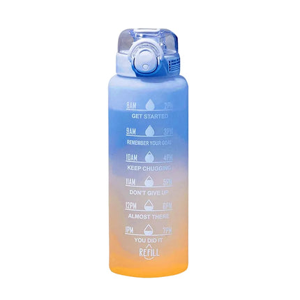 HydroMotiv™ Waterfles met Motivatie en Tijdschema | Altijd voldoende gehydrateerd en gemotiveerd