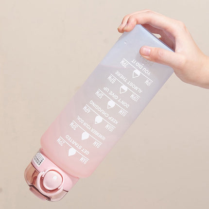 HydroMotiv™ Waterfles met Motivatie en Tijdschema | Altijd voldoende gehydrateerd en gemotiveerd