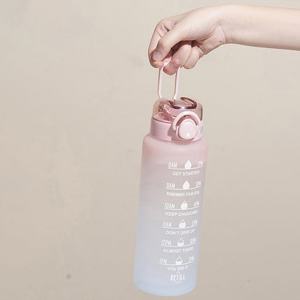 HydroMotiv™ Waterfles met Motivatie en Tijdschema | Altijd voldoende gehydrateerd en gemotiveerd