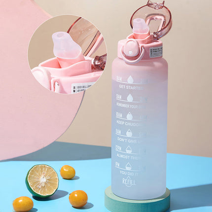 HydroMotiv™ Waterfles met Motivatie en Tijdschema | Altijd voldoende gehydrateerd en gemotiveerd