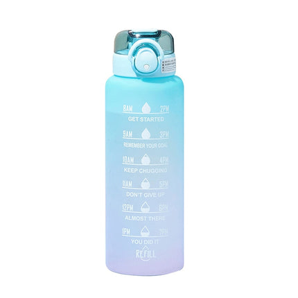 HydroMotiv™ Waterfles met Motivatie en Tijdschema | Altijd voldoende gehydrateerd en gemotiveerd