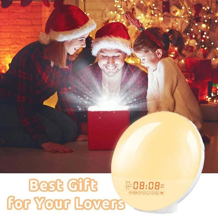 SunriseGlow™ Wekker | Word natuurlijk wakker met licht en rustgevende geluiden