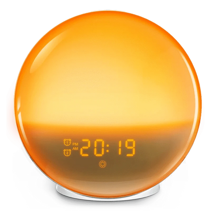 SunriseGlow™ Wekker | Word natuurlijk wakker met licht en rustgevende geluiden
