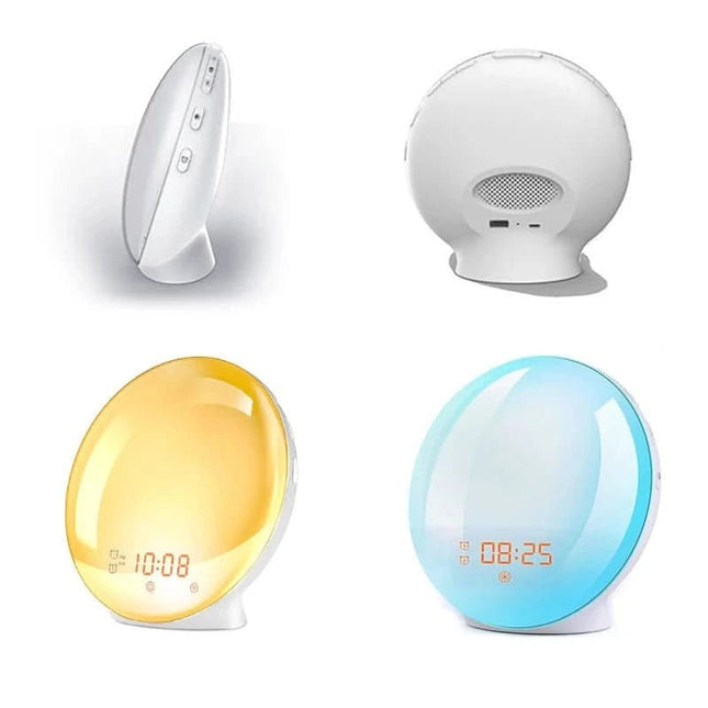 SunriseGlow™ Wekker | Word natuurlijk wakker met licht en rustgevende geluiden