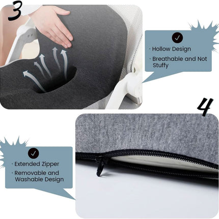 ComfortSeat™ Zitkussen | Ergonomische ondersteuning voor urenlang zitcomfort