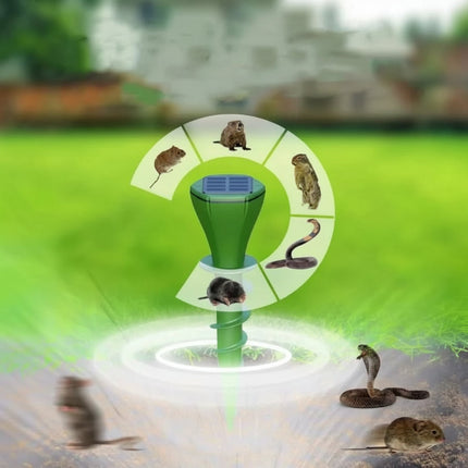 MoleGuard™ Mollenverjager | Houd je tuin vrij van mollen en woelmuizen op zonne-energie