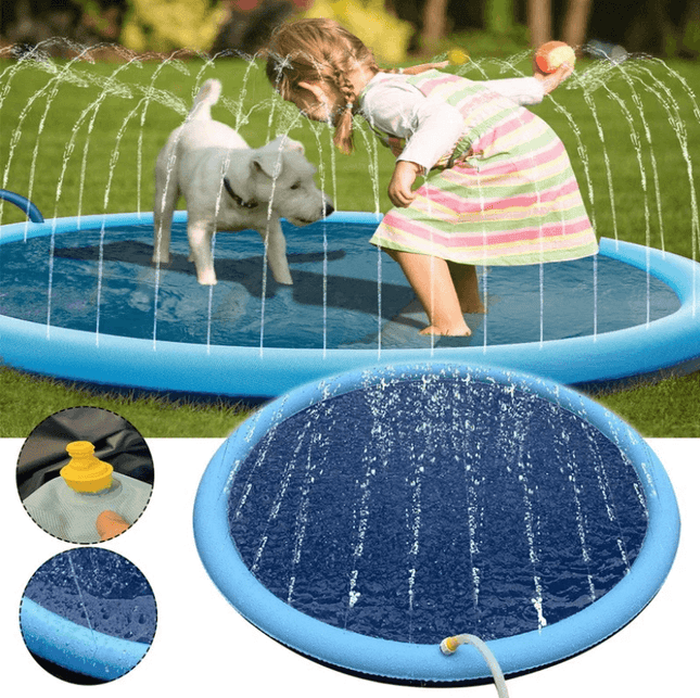 SplashPaws™ Hondensproeier | Verkoeling en speelplezier op warme dagen
