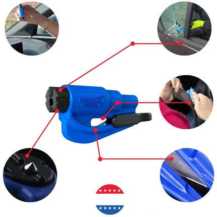 EscapeSafe™ Auto Noodtool | Levensreddende sleutelhanger bij noodsituaties