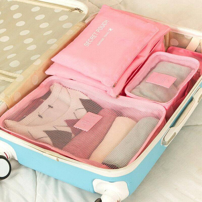 PackEase™ Reis Organizer Set | Slim jouw koffer of handbagage inpakken zonder stress en ruimteverlies