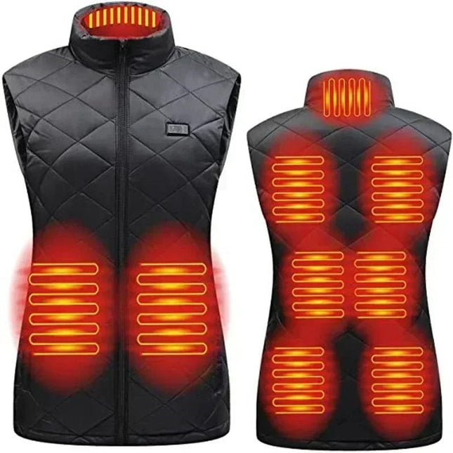 HeatComfort™ Verwarmingsvest Dames | 9 verwarmingszones voor ultieme warmte en controle