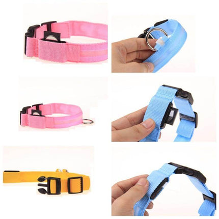GlowSafe™ LED Hondenhalsband | Maximale zichtbaarheid en veiligheid in het donker