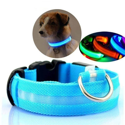 GlowSafe™ LED Hondenhalsband | Maximale zichtbaarheid en veiligheid in het donker