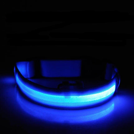 GlowSafe™ LED Hondenhalsband | Maximale zichtbaarheid en veiligheid in het donker