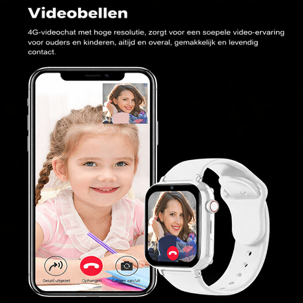 SafeCall™ Kinder Horloge met 4G Videobellen | Altijd in contact en altijd inzicht in de locatie van je kind
