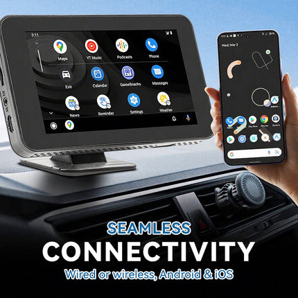 DriveScreen™ 4.7” Autoradio Display | Slimme connectiviteit en veiligheid in elke rit