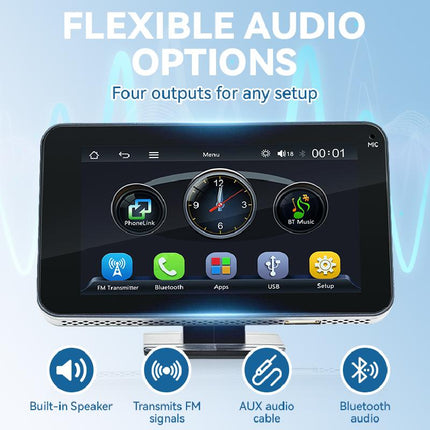 DriveScreen™ 4.7” Autoradio Display | Slimme connectiviteit en veiligheid in elke rit