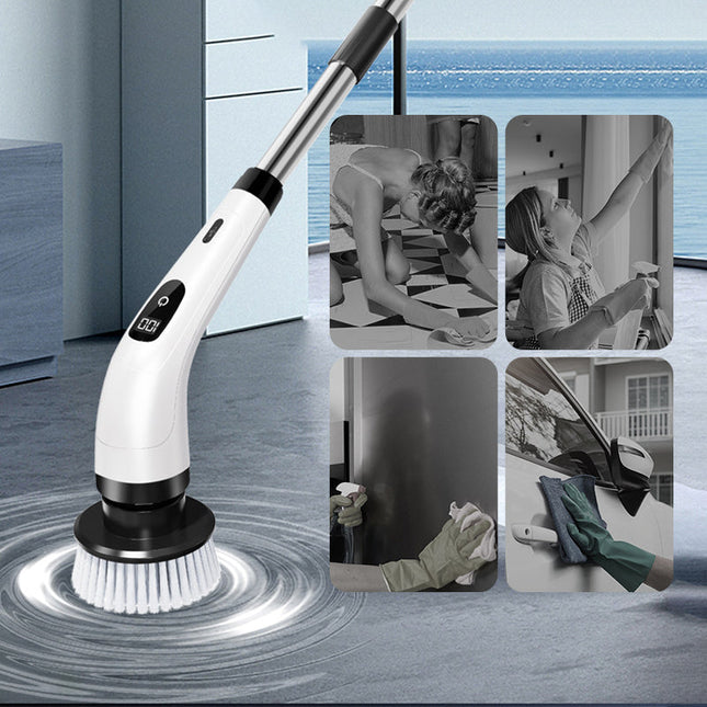 PowerScrub™ Elektrische Schrobborstel | Verwijder hardnekkig vuil zonder moeite en halveer je schoonmaaktijd