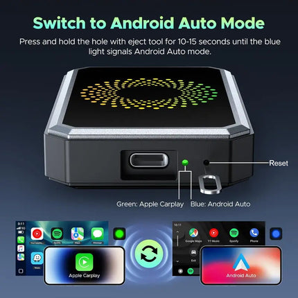 DriveBox™ 3-in-1 CarPlay Adapter | Maak moeiteloos van je autoscherm een slimme 4K entertainment hub