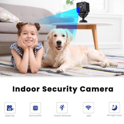 SecureCam™ Mini Bewakingscamera | Altijd beveiliging, controle of zicht op iedere plek zonder installatie of gedoe