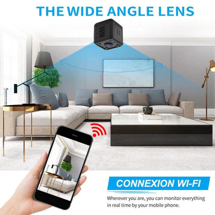 SecureCam™ Mini Bewakingscamera | Altijd beveiliging, controle of zicht op iedere plek zonder installatie of gedoe