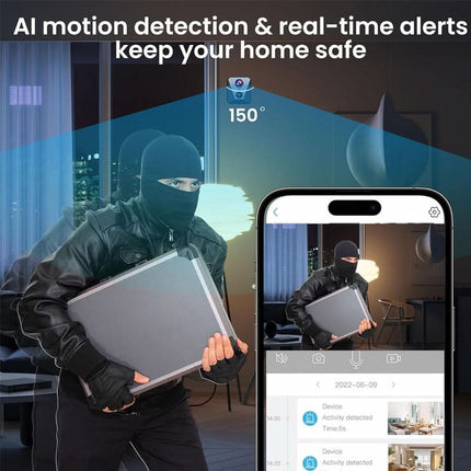 SecureCam™ Mini Bewakingscamera | Altijd beveiliging, controle of zicht op iedere plek zonder installatie of gedoe
