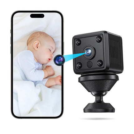 SecureCam™ Mini Bewakingscamera | Altijd beveiliging, controle of zicht op iedere plek zonder installatie of gedoe