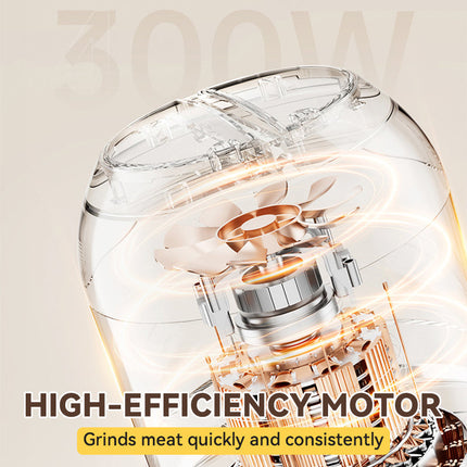 PowerGrind™ Elektrische Vleesmolen | Snel, krachtig en alles-in-één voedsel malen of hakselen zonder gedoe
